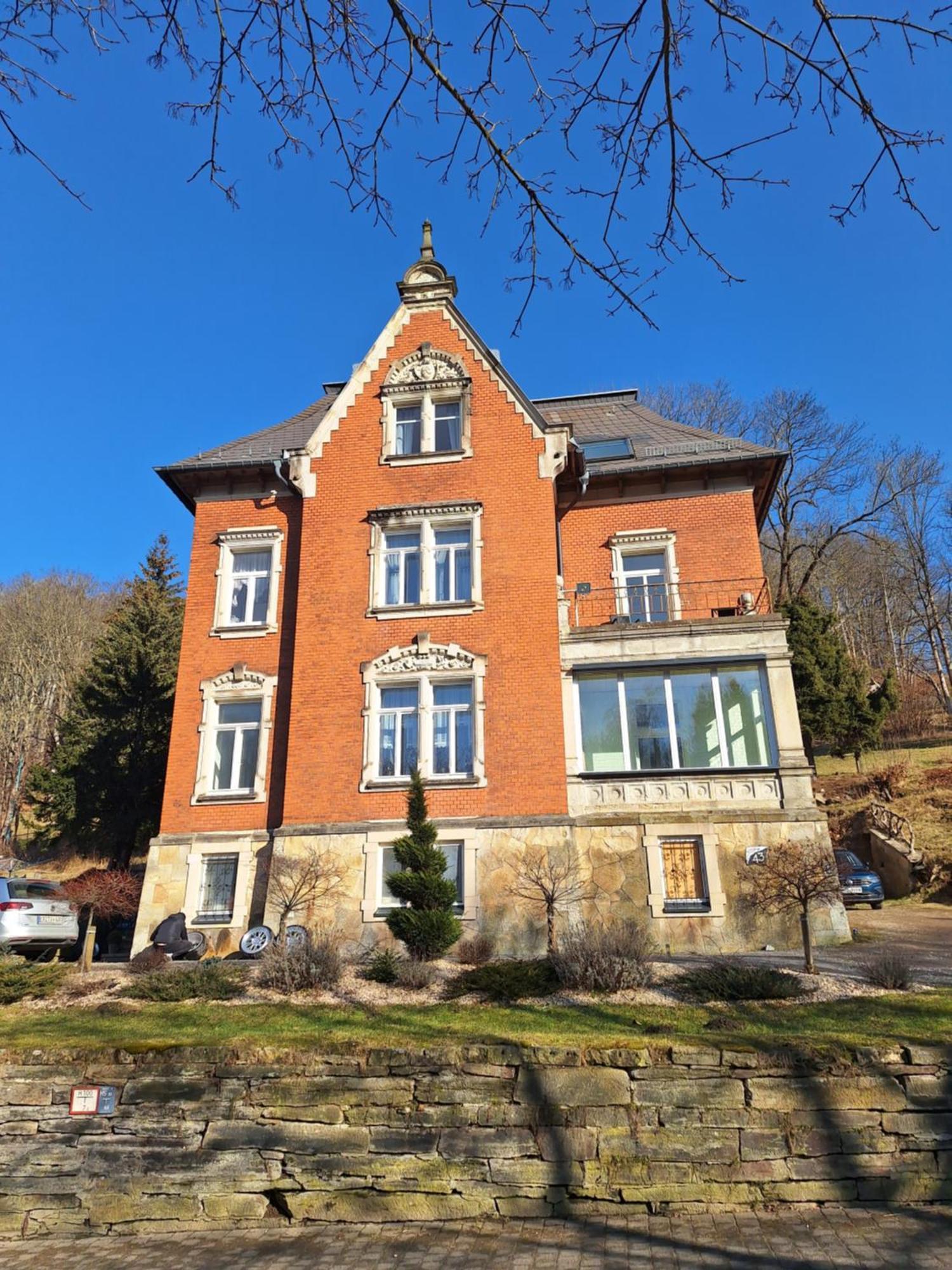 Ferienwohnung Rote-Villa 2 Marienberg Exterior foto